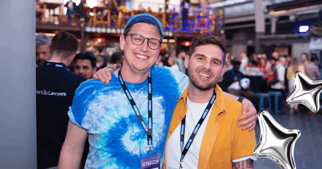 Dan Marrable and Nick Murray smiling